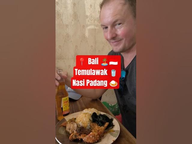 Video thumbnail for Amazing Temulawak Drink 🫚 + Delicious Nasi Padang Lunch 🍛 Spicy Chicken, Rendang & Sambal Explosion🔥