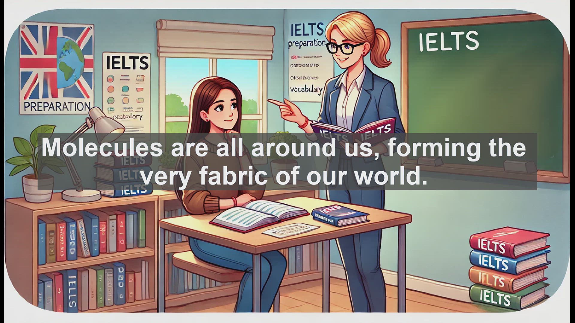 'Video thumbnail for 2000 Must Know IELTS 9.0 Vocabulary - Mastering 'Molecule' for IELTS Success'
