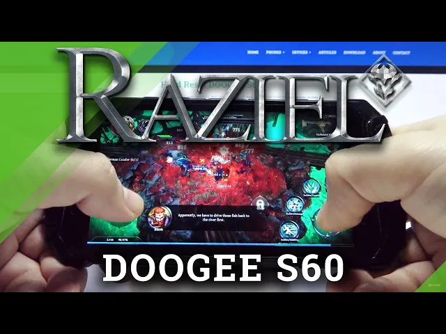 Video thumbnail for Raziel: Dungeon Arena on DOOGEE S60