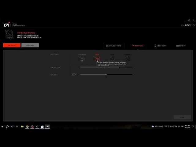 Video thumbnail for How to Change Microphone Noise Gate on Astro A50 Wireless Headset?