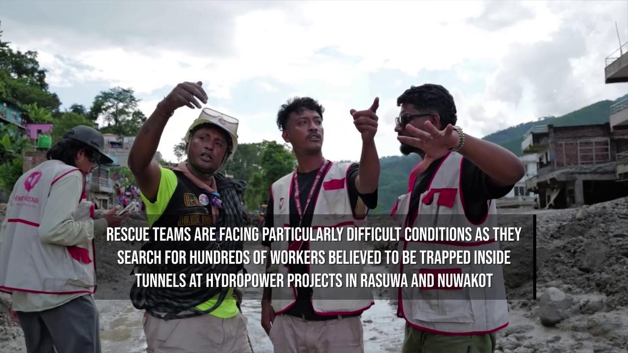 Video thumbnail for Nepal Floods: Hundreds Feared Trapped in Tunnels as Death Toll Tops 900.