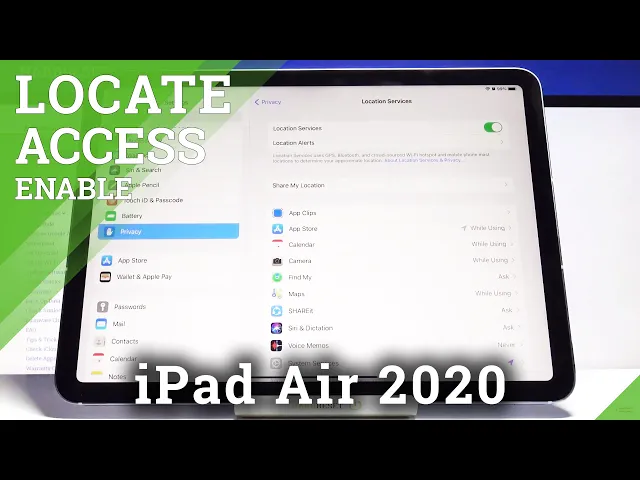 Video thumbnail for How to Turn Off Location Services on iPad Air 2020 – Location Settings
