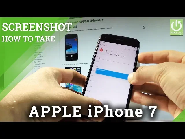 Video thumbnail for APPLE iPhone 7 SCREENSHOT / Capture Screen in iPhone