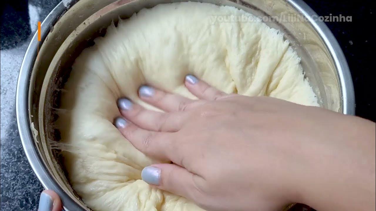 Video thumbnail for PÃO DE LEITE CASEIRO na air fryer ou no forno (também pode congelar!)