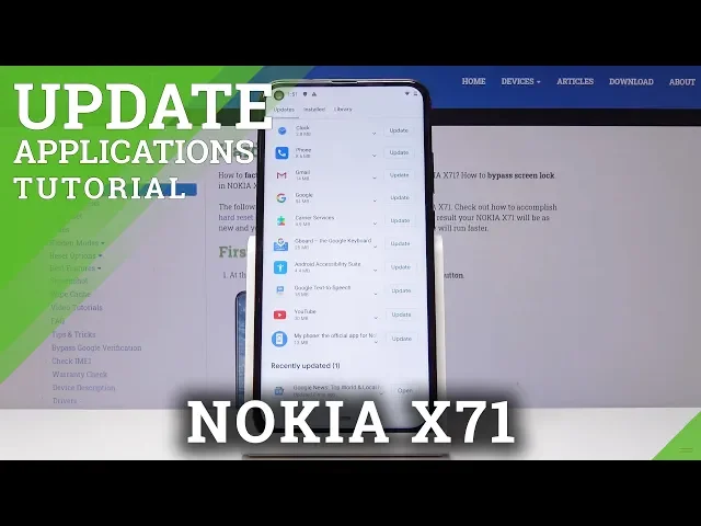 Video thumbnail for How to Update Apps in NOKIA X71 - Download Newest App Version