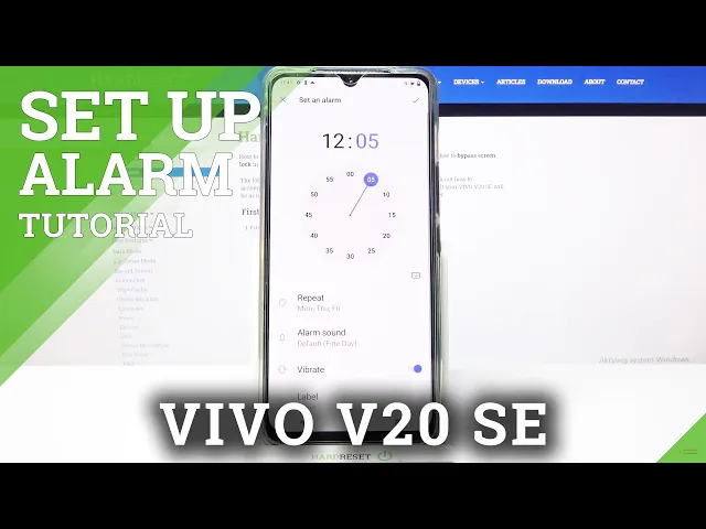 Video thumbnail for How to Set Up Alarm Clock on VIVO V20 SE – Add Alarm Clock