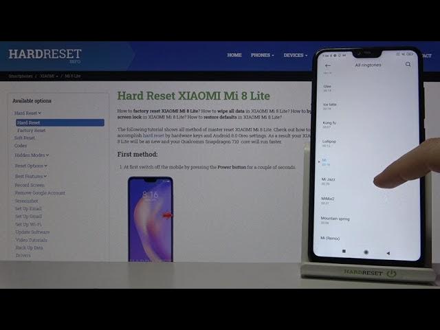 Video thumbnail for Xiaomi MI 8 Lite - Ringtones Checkup