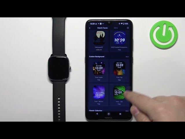 Video thumbnail for How to Set Up Custom Watch Face on Amazfit GTS 4 Mini - Watch Face with Custom Image