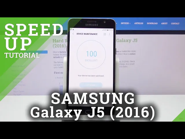 Video thumbnail for How to Speed Up SAMSUNG GALAXY J5 (2016) - Optimize Device