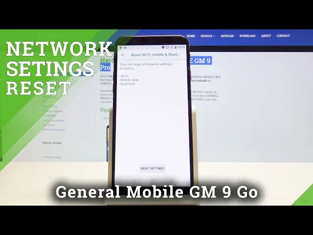 Video thumbnail for How to Reset Network Settings in GENERAL MOBILE GM 9 Pro - Network Configuration