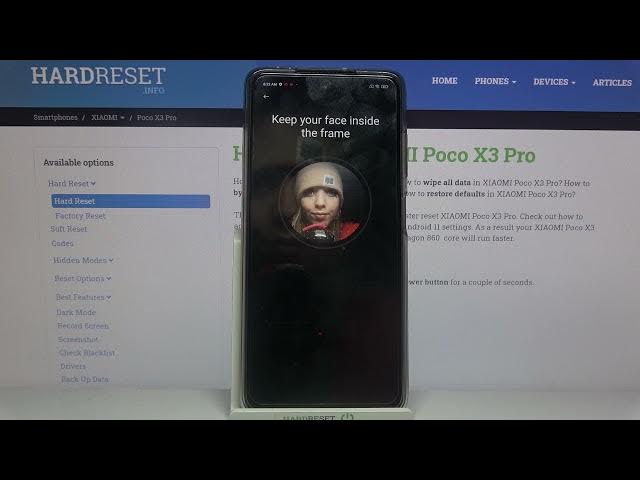 Video thumbnail for How to Set Up Face Unlock on POCO X3 Pro – Facial Recognition Scans