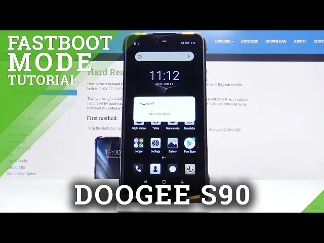 Video thumbnail for How to Use Fastboot Mode on Doogee S90 –  Fastboot Open & Exit