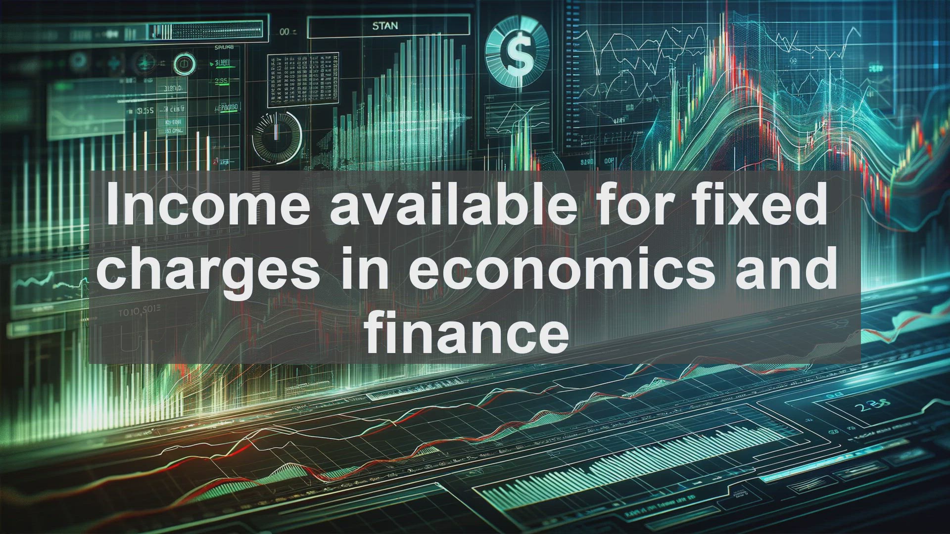 'Video thumbnail for Income available for fixed charges in economics and finance'