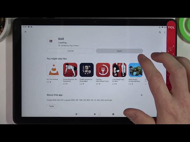 Video thumbnail for How to Install the RAR Application on the TCL Tab 10L - Working with Archived Files