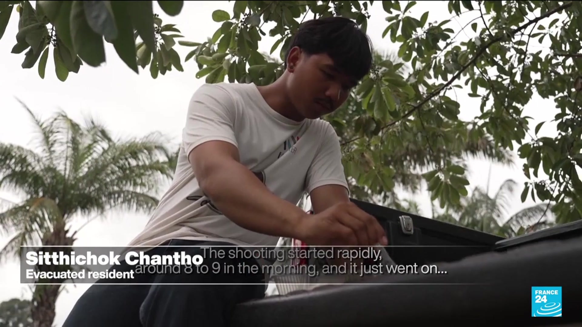 'Video thumbnail for Death toll rises on Thai-Cambodian border on third day of fighting'