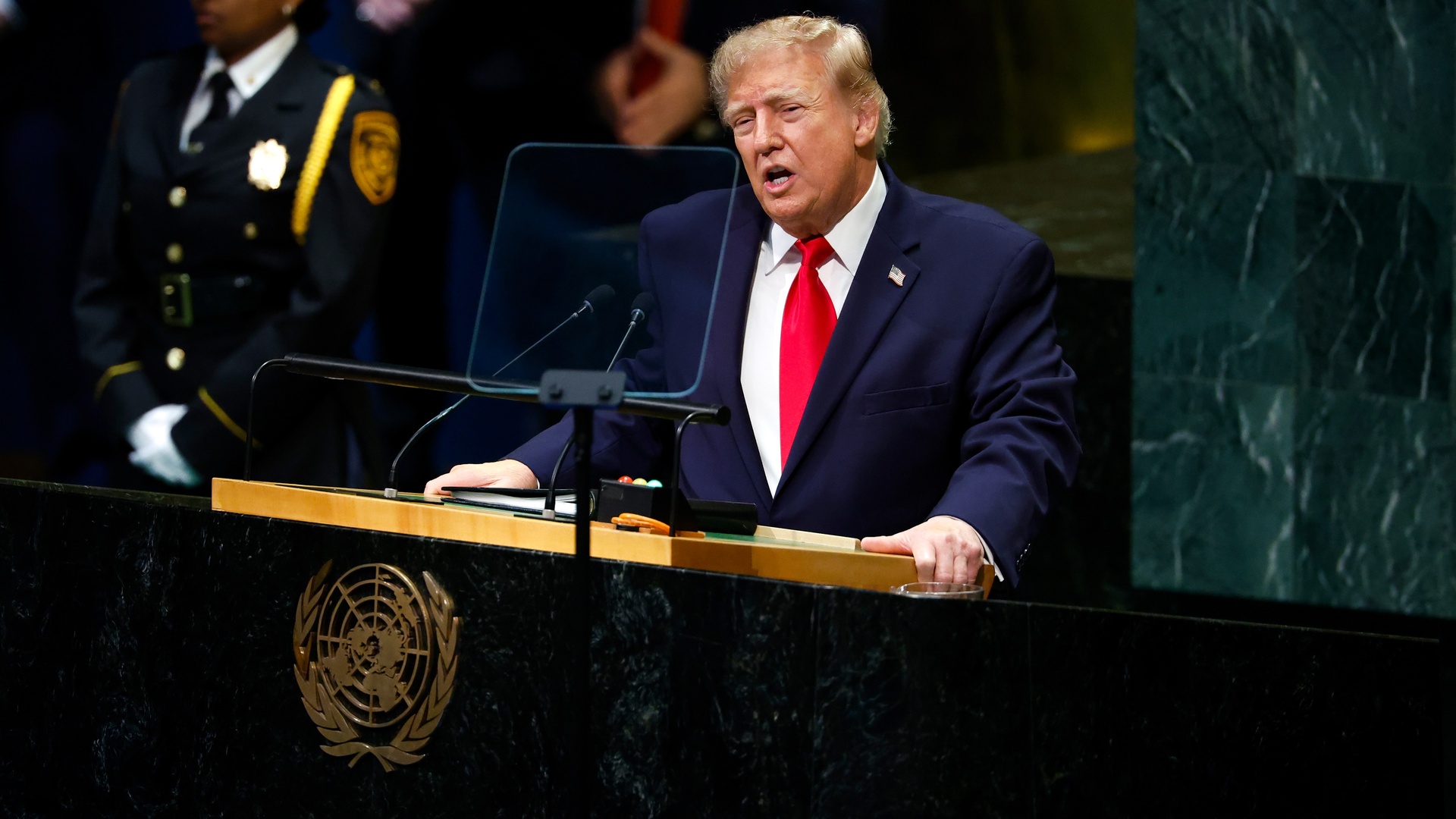 Video thumbnail for Trump threatens to ‘annihilate’ Iran, but US-Iran talks are already underway