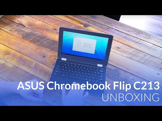 Video thumbnail for ASUS Chromebook Flip C213 Unboxing