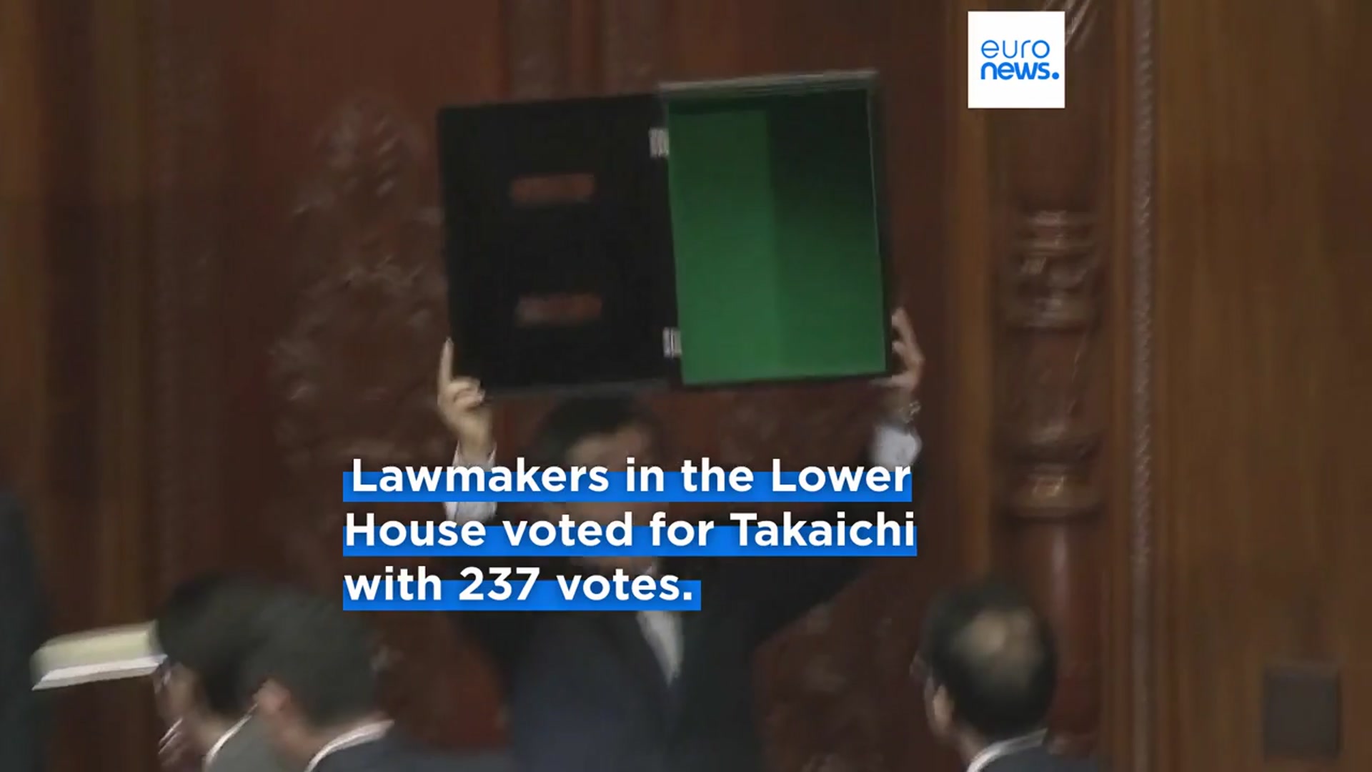 'Video thumbnail for Japan’s Sanae Takaichi elected as country’s first female prime minister'