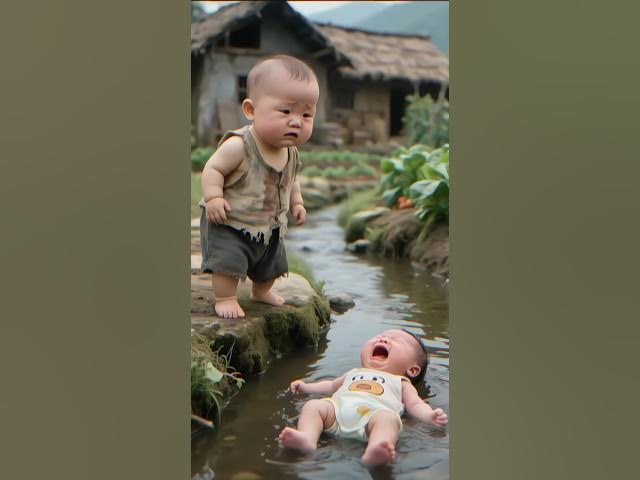 Video thumbnail for AI Recreates Heartbreaking Baby Rescue Moment 💔 | Must Watch #mustwatch #trending