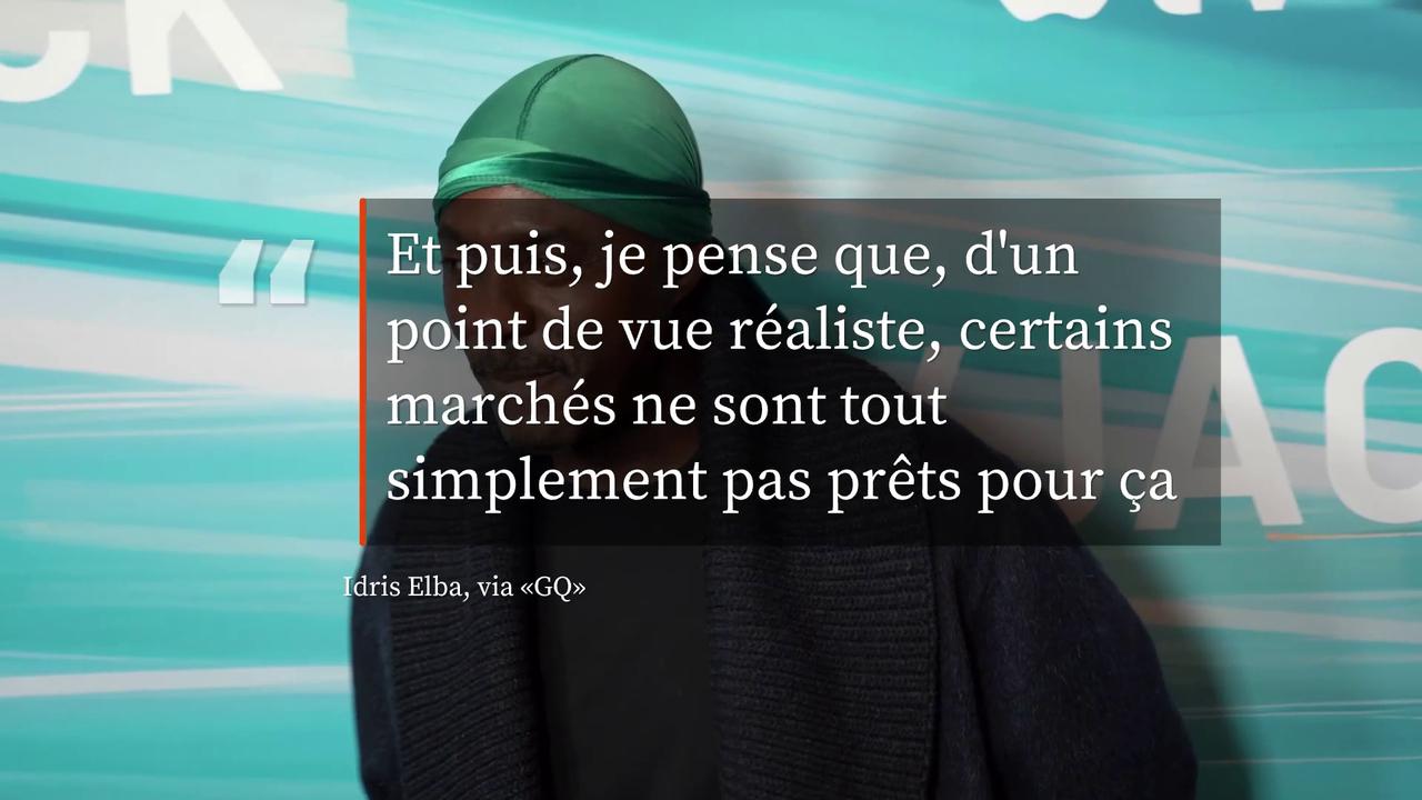 Video thumbnail for Idris Elba pense que les rumeurs sur «James Bond» n'ont jamais été «réalistes».