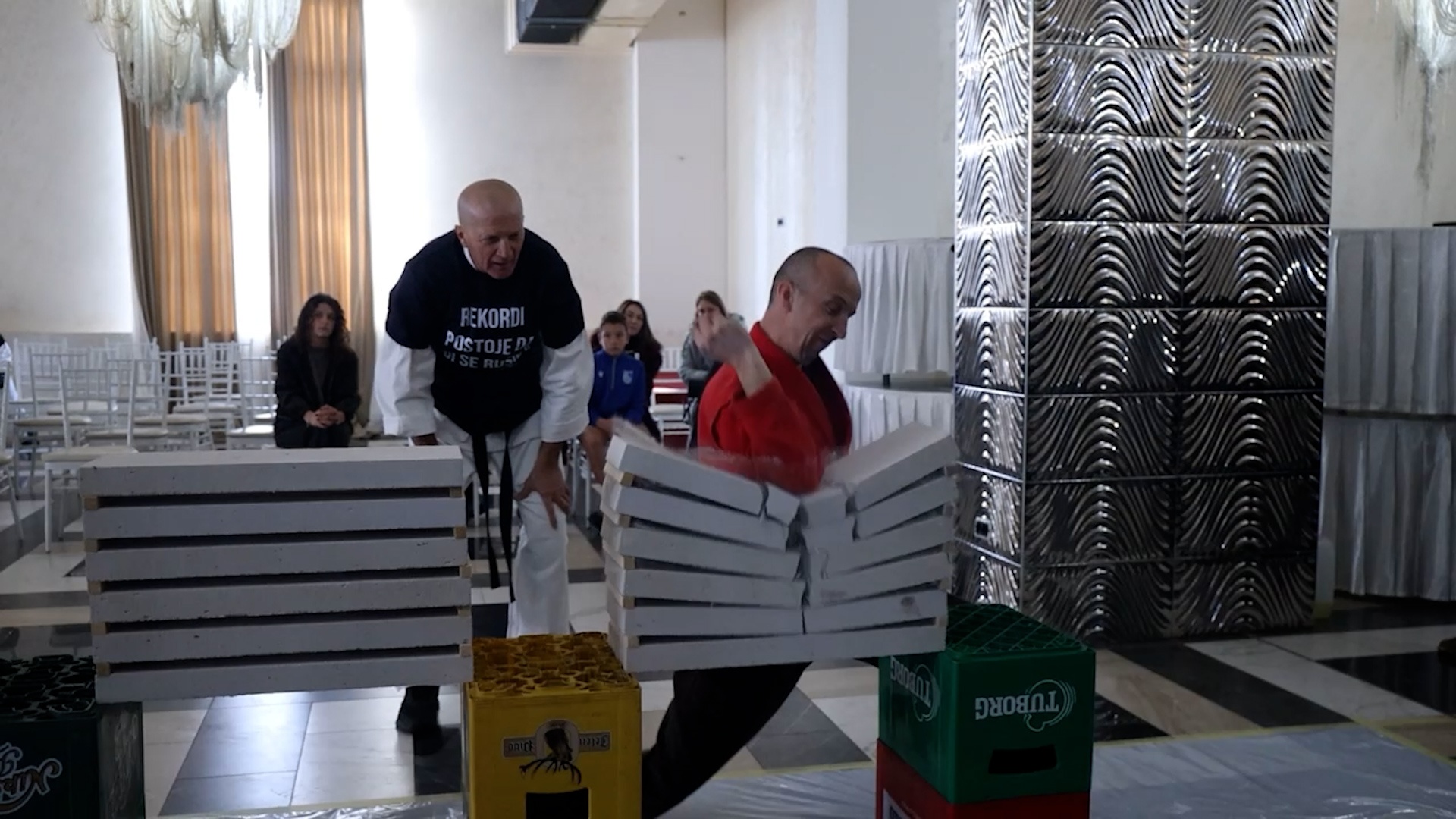 Video thumbnail for Most concrete blocks broken consecutively whilst holding a raw egg  109 by Zarko Jankovic