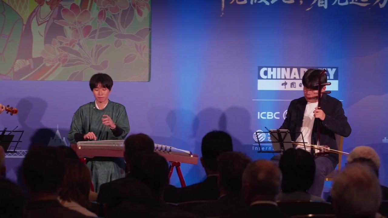 Video thumbnail for United Kingdom: China-Britain Cultural Exchange Event in London.