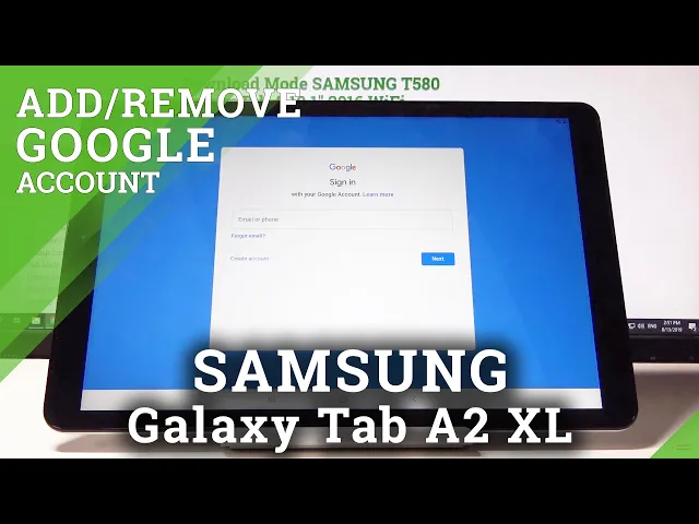 Video thumbnail for How to Delete Google User in SAMSUNG Galaxy Tab A2 XL - Add & Remove Google Account