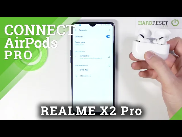 Video thumbnail for How to Connect AirPods Pro to Realme X2 Pro - Connect Wireless Headphones