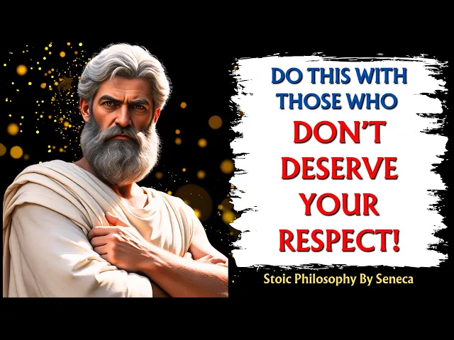 'Video thumbnail for How Stoic Philosophy Can HELP YOU LEARN RESPECT | Stoic Philosophy'