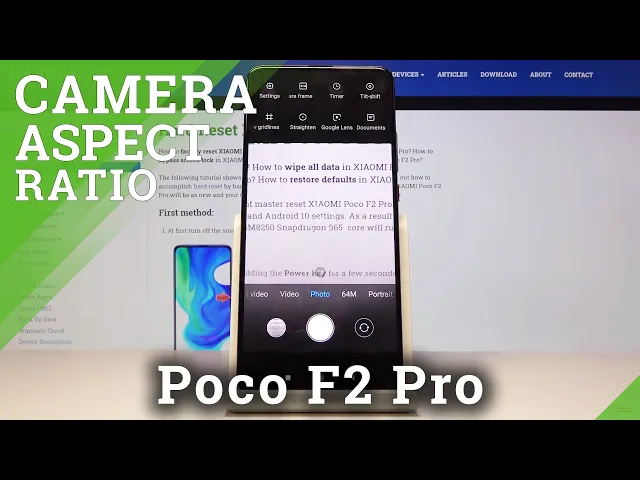 Video thumbnail for How to Change Aspect Ratio in Photo in XIAOMI Poco F2 Pro – Camera Aspect Ratio