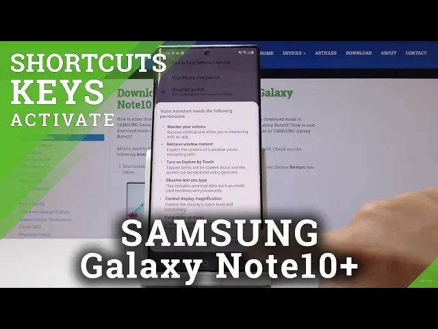 Video thumbnail for How to Add Keys Shortcuts in SAMSUNG Galaxy Note 10+