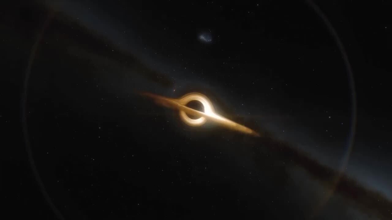 Video thumbnail for In 2019, astronomers captured a black hole waking up and devouring matter