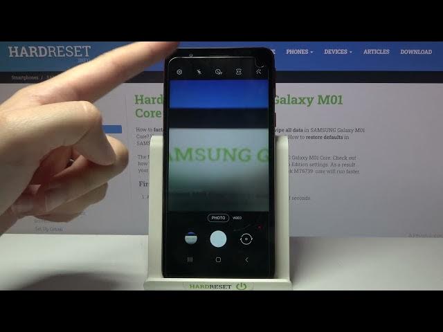 Video thumbnail for How to Turn On/Off Mirror Effect on SAMSUNG Galaxy M01 Core Camera