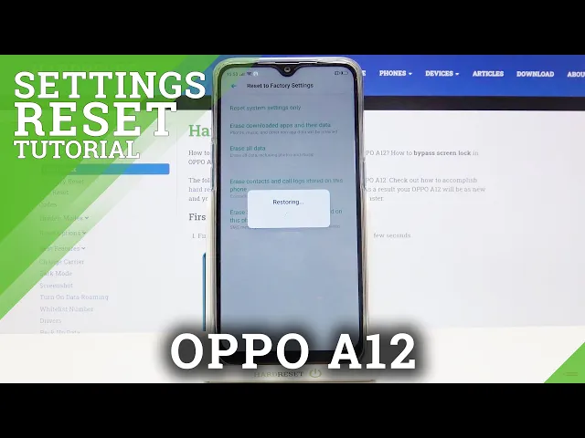 Video thumbnail for How to Reset System Settings of OPPO A12 – Restore All Settings