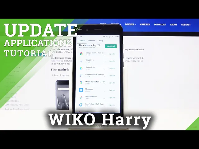 Video thumbnail for How to Update Apps in WIKO Harry – Find App’s Ready to Update