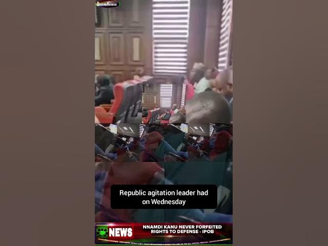 Video thumbnail for Nnamdi Kanu Never Forfeited Rights To Defense IPOB