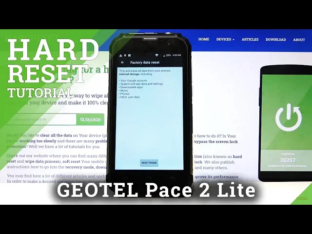 Video thumbnail for How to Perform Data Reset on Geotel Pace 2 Lite - Factory Reset Tutorial
