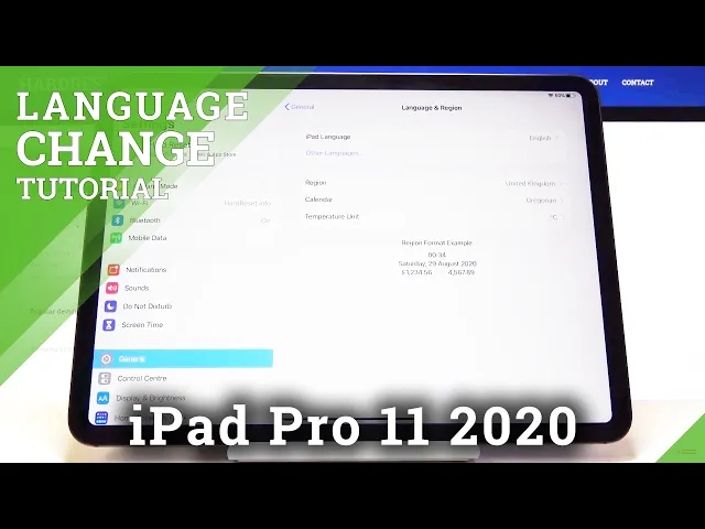 Video thumbnail for How to Change Language in iPad Pro 11 2020 – Language Settings