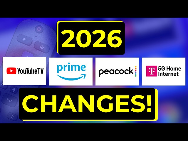 Video thumbnail for Big Streaming TV Changes for All of 2026!