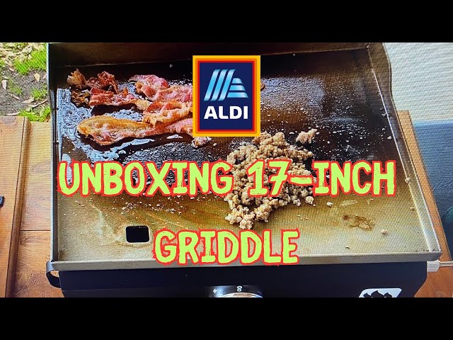 Video thumbnail for Unboxing Aldi’s 17 inch Griddle
