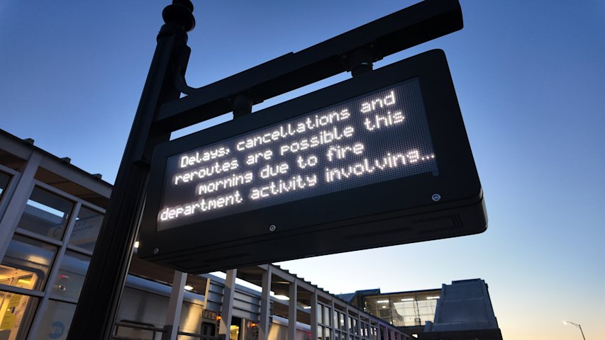 Video thumbnail for LIRR delays and cancellations persist after service restored to Penn Station following Amtrak-related fire