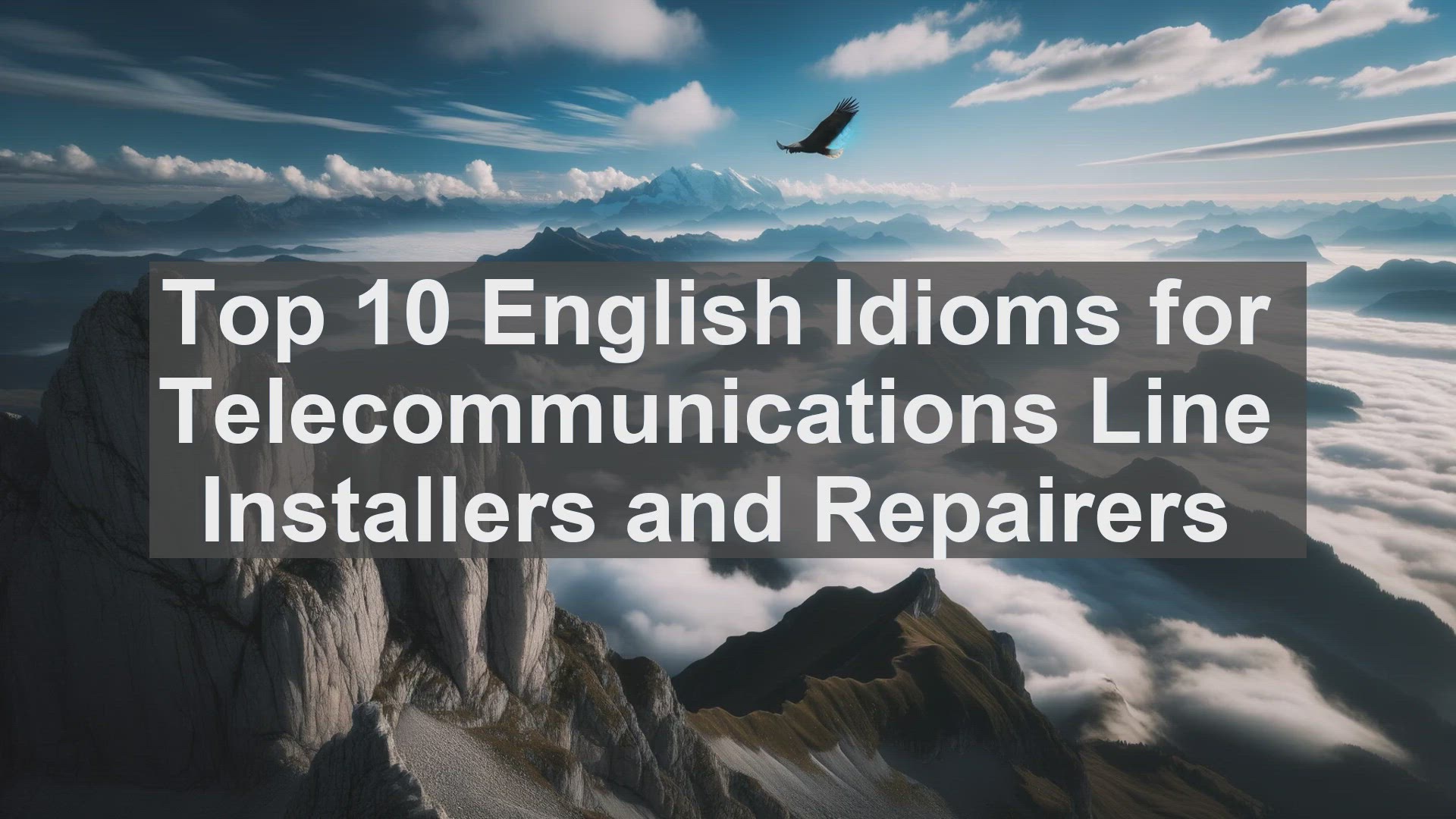 'Video thumbnail for Top 10 English Idioms for Telecommunications Line Installers and Repairers'