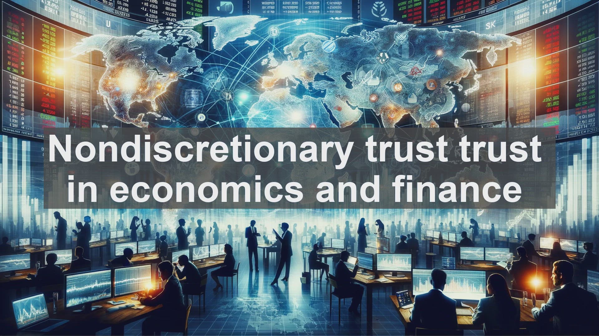 'Video thumbnail for Nondiscretionary trust trust in economics and finance'