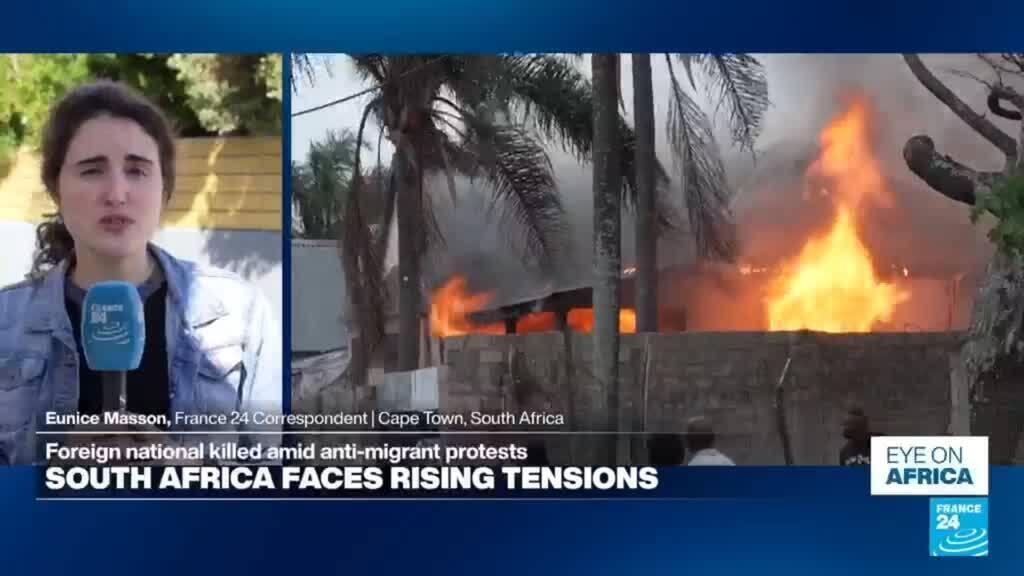 Video thumbnail for SA faces rising tension as foreign national is killed amid anti-migrant protests