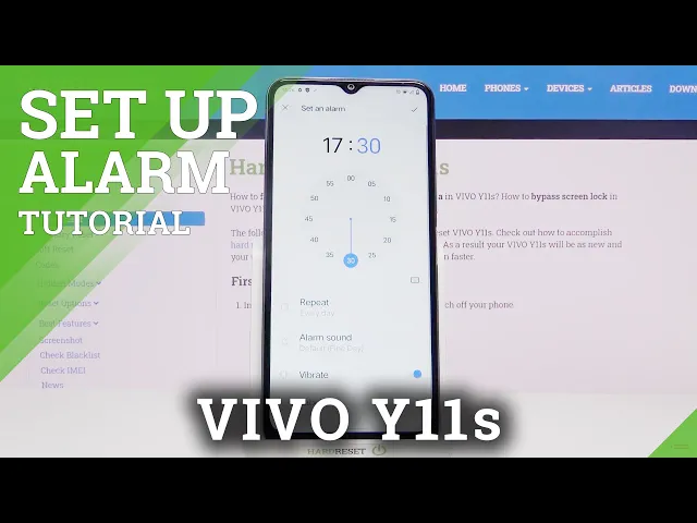 Video thumbnail for How to Set Up Alarm Clock in VIVO Y11s – Open Alarm Settings