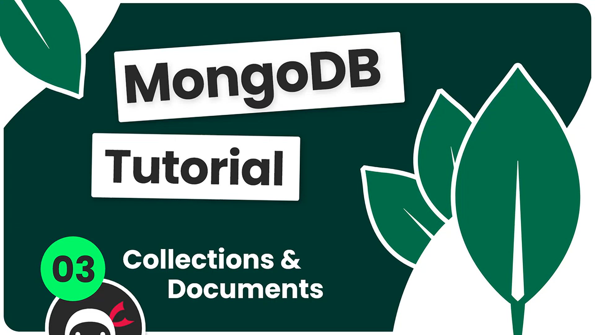 'Video thumbnail for Complete MongoDB Tutorial #3 - Collections & Documents'