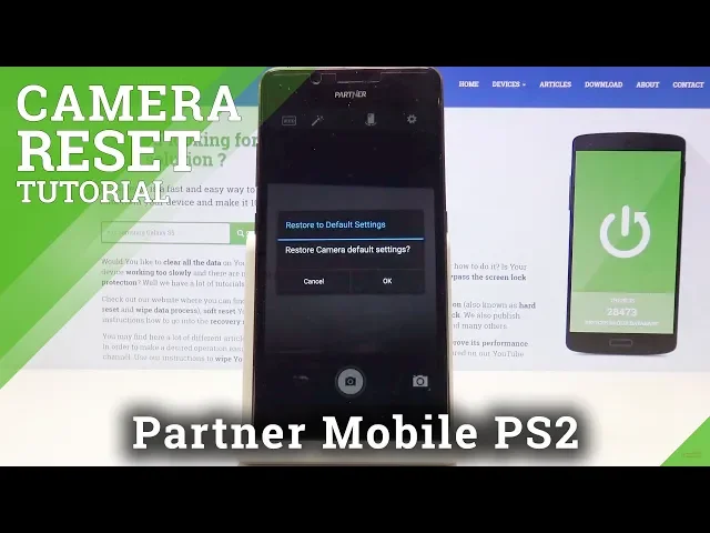 Video thumbnail for Default Camera Settings in Partner PS2 - Restore Camera Settings
