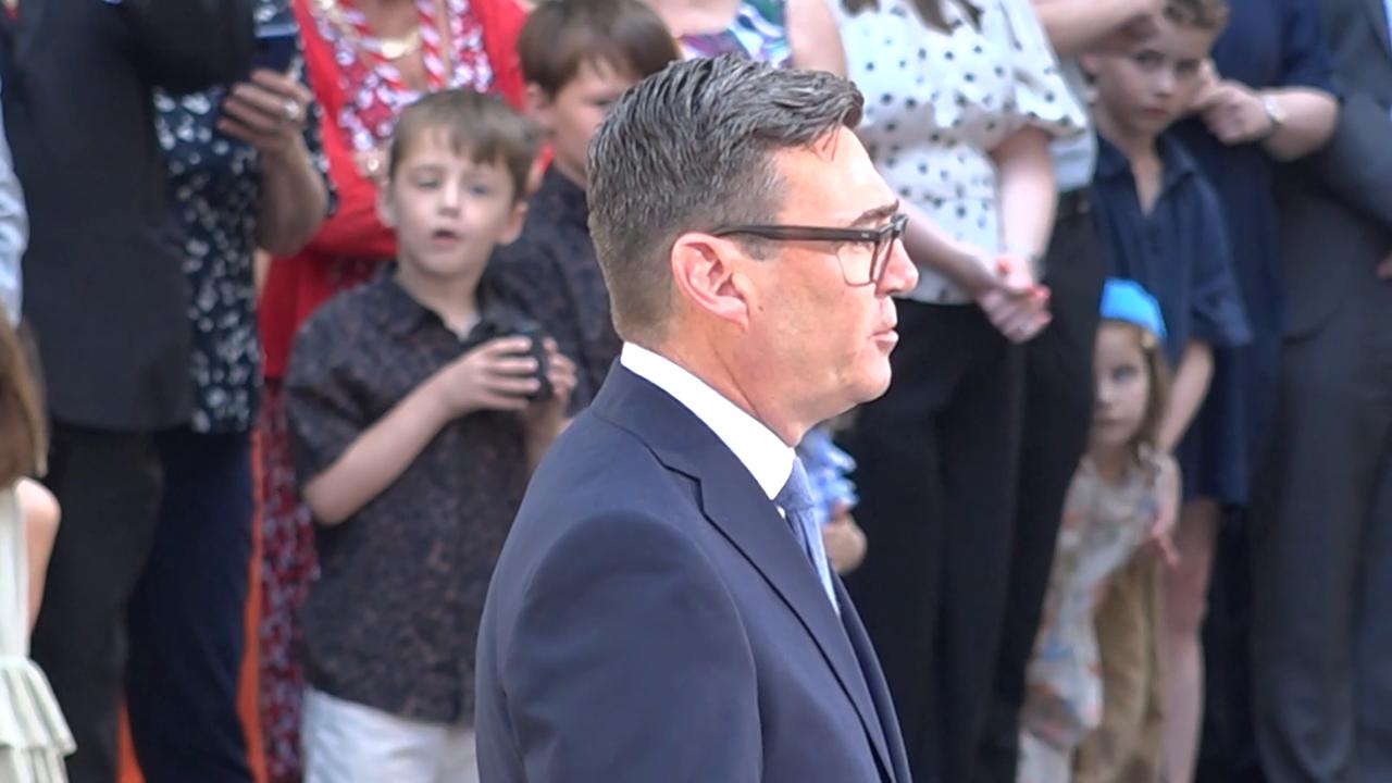 Video thumbnail for UK: Andy Burnham delivers first speech as British prime minister.