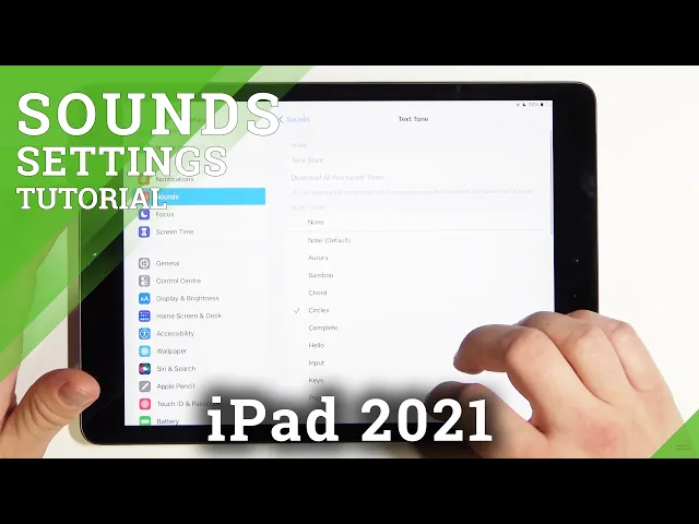 Video thumbnail for How to Set Custom Notification Sound on iPad 2021 – Adjust Sound Settings