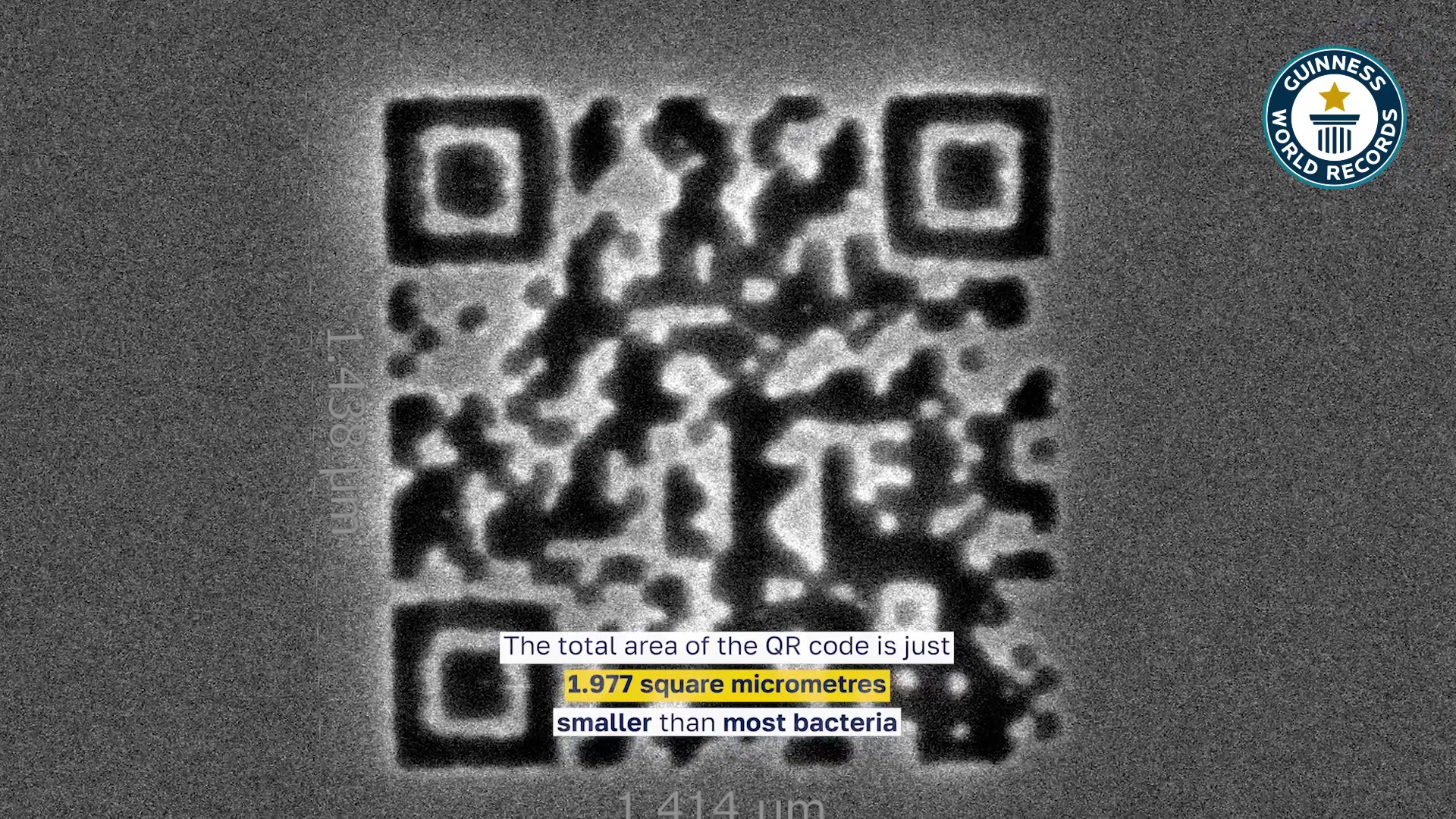 Video thumbnail for Smallest QR Code Ever Created World Record